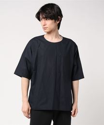 KAZUYUKI KUMAGAI ATTACHMENT | タイプライターストレッチ ドロップショルダープルオーバーシャツ S/S(シャツ/ブラウス)