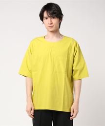 KAZUYUKI KUMAGAI ATTACHMENT | タイプライターストレッチ ドロップショルダープルオーバーシャツ S/S(シャツ/ブラウス)