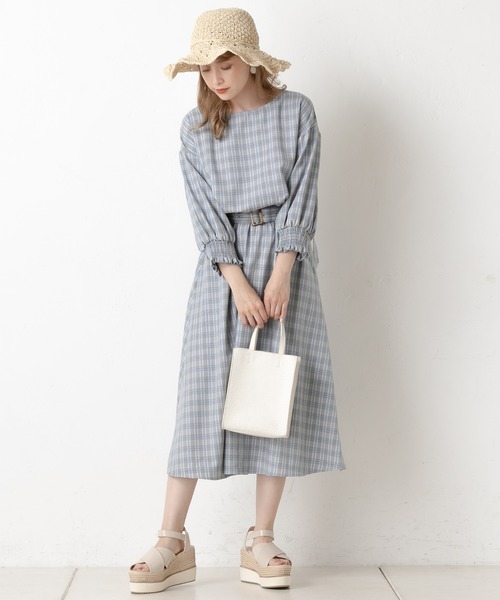 one after another NICE CLAUP（ワンアフターアナザーナイスクラップ）の「雑材麦わら帽子（ハット・レディース・ベージュ/アイボリー・FREE）」の7枚目の写真