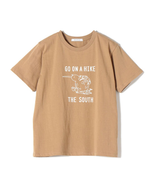 SHIPS Days(シップスデイズ)の「SHIPS Days:DAY OFFプリントTee(Tシャツ/カットソー・レディース・ダークブラウン/ベージュ/ブラウン/ベージュ系その他・ONE SIZE)」の3枚目の写真
