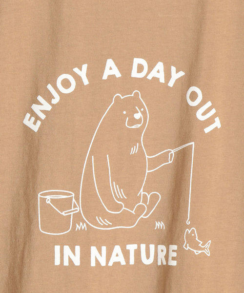 SHIPS Days(シップスデイズ)の「SHIPS Days:DAY OFFプリントTee(Tシャツ/カットソー・レディース・ダークブラウン/ベージュ/ブラウン/ベージュ系その他・ONE SIZE)」の7枚目の写真