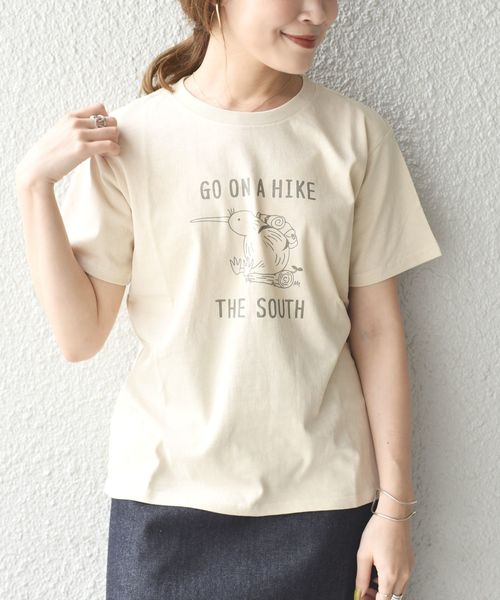 SHIPS Days(シップスデイズ)の「SHIPS Days:DAY OFFプリントTee(Tシャツ/カットソー・レディース・ダークブラウン/ベージュ/ブラウン/ベージュ系その他・ONE SIZE)」の15枚目の写真