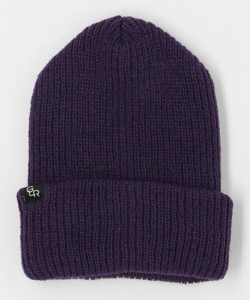 green label relaxing（グリーンレーベルリラクシング）の「SC GLR USA ロゴ ビーニー ニット キャップ（ニットキャップ/ビーニー・メンズ・ブラウン/ブラック/オリーブ/ネイビー/マスタード/ダークグレー/パープル/ダークブラウン・FREE）」の7枚目の写真