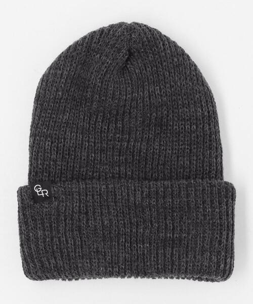 green label relaxing（グリーンレーベルリラクシング）の「SC GLR USA ロゴ ビーニー ニット キャップ（ニットキャップ/ビーニー・メンズ・ブラウン/ブラック/オリーブ/ネイビー/マスタード/ダークグレー/パープル/ダークブラウン・FREE）」の3枚目の写真