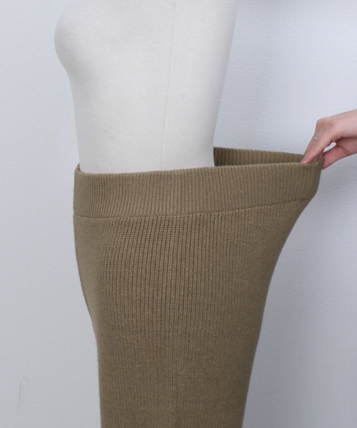 レイヤードニットセットアップ