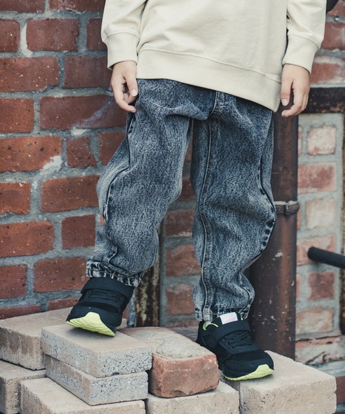 RADCHAP(ラッドチャップ)の「ケミカルデニムロングパンツ(デニムパンツ・キッズ・グレー/ブルー・90cm/110cm/100cm/120cm/130cm/140cm)」の9枚目の写真