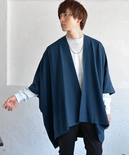 MinoriTY（マイノリティ）の「メンズリラックス着流しカーデポンチョ