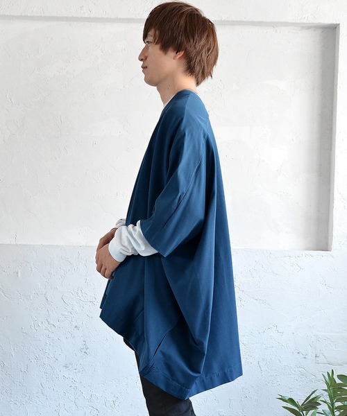 MinoriTY（マイノリティ）の「メンズリラックス着流しカーデポンチョ