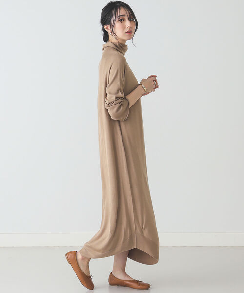 Lights Beams ワンピース ワンピース Beams ワンピース ドレス ホールガーメント 裾カーブ Lights ビームスライツ のファッション セール Women Beams 最新作 の ワンピース