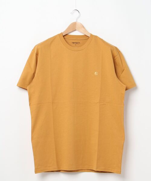 Carhartt WIP(カーハートダブリューアイピー)の「S/S CHASE T-SHIRT(Tシャツ/カットソー・メンズ・ホワイト/パープル/ブラック/ミント/オレンジ/グリーン/ヘザーグレー/ダークグリーン/イエロー/バーガンディー・X-SMALL/SMALL/MEDIUM/LARGE/X-LARGE/XX-LARGE)」の8枚目の写真