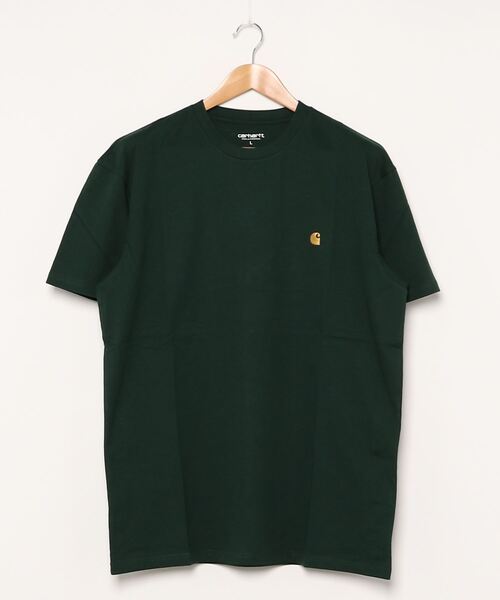 Carhartt WIP(カーハートダブリューアイピー)の「S/S CHASE T-SHIRT(Tシャツ/カットソー・メンズ・ホワイト/パープル/ブラック/ミント/オレンジ/グリーン/ヘザーグレー/ダークグリーン/イエロー/バーガンディー・X-SMALL/SMALL/MEDIUM/LARGE/X-LARGE/XX-LARGE)」の5枚目の写真