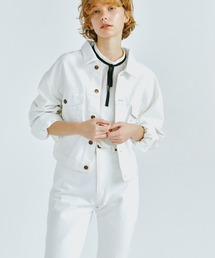 LANVIN en Bleu（ランバンオンブルー）の「バックフリルデニム