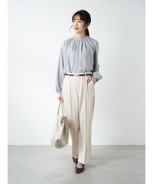 earth music&ecology（アースミュージックアンドエコロジー）の「巾着トートバッグ ＊（トートバッグ・レディース・ブラック/ベージュ・FREE）」の5枚目の写真