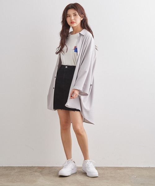 JUNRED（ジュンレッド）の「ポンチョシャツ（シャツ/ブラウス・メンズ・ブラウン/グリーン/グレー・M/L）」の19枚目の写真