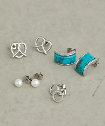 変形アクリルSETピアス