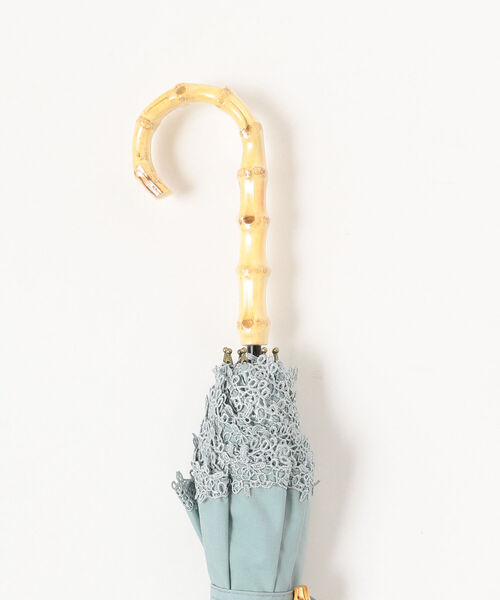 Ray BEAMS（レイビームス）の「Ray BEAMS / フチ レース 長傘（長傘・レディース・ブラック/サックスブルー・ONE SIZE）」の8枚目の写真