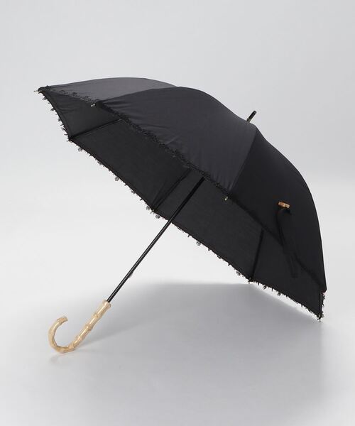Ray BEAMS（レイビームス）の「Ray BEAMS / フチ レース 長傘（長傘・レディース・ブラック/サックスブルー・ONE SIZE）」の14枚目の写真