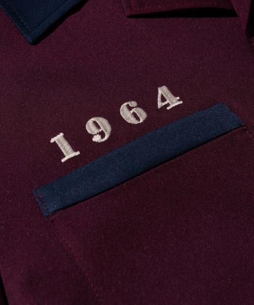 glamb（グラム）の「Needlework bowling SH / ニードルワークボウリングシャツ（シャツ/ブラウス・メンズ・ブラック/ワイン・M/S/L）」の6枚目の写真