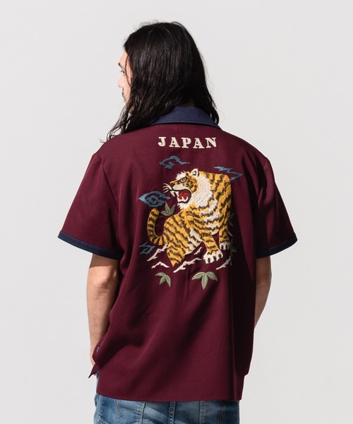 glamb（グラム）の「Needlework bowling SH / ニードルワークボウリングシャツ（シャツ/ブラウス・メンズ・ブラック/ワイン・M/S/L）」の15枚目の写真