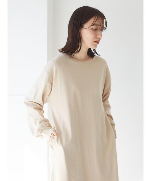 Sugar spoon（シュガースプーン）の「・SUGAR SPOON スソラッフルワンピース＊（ワンピース・レディース・ブラック/ライトベージュ/ライトカーキ/グレイッシュベージュ・FREE）」の12枚目の写真