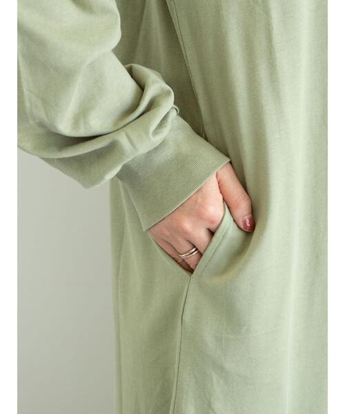 Sugar spoon（シュガースプーン）の「・SUGAR SPOON スソラッフルワンピース＊（ワンピース・レディース・ブラック/ライトベージュ/ライトカーキ/グレイッシュベージュ・FREE）」の22枚目の写真