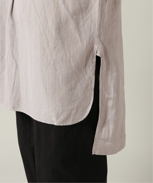 JOURNAL STANDARD J.S HOMESTEAD（ジャーナルスタンダードホームステッド）の「BUCK TUCK ドレスシャツ（シャツ/ブラウス・メンズ・ベージュ/ホワイト/グレー・FREE）」の9枚目の写真