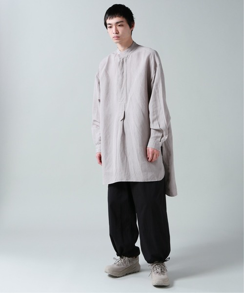 JOURNAL STANDARD J.S HOMESTEAD（ジャーナルスタンダードホームステッド）の「BUCK TUCK ドレスシャツ（シャツ/ブラウス・メンズ・ベージュ/ホワイト/グレー・FREE）」の12枚目の写真