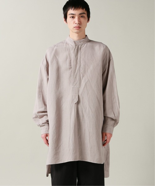 JOURNAL STANDARD J.S HOMESTEAD（ジャーナルスタンダードホームステッド）の「BUCK TUCK ドレスシャツ（シャツ/ブラウス・メンズ・ベージュ/ホワイト/グレー・FREE）」の14枚目の写真