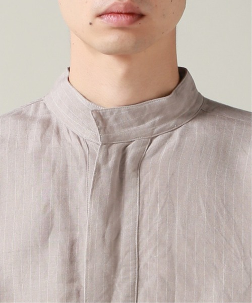JOURNAL STANDARD J.S HOMESTEAD（ジャーナルスタンダードホームステッド）の「BUCK TUCK ドレスシャツ（シャツ/ブラウス・メンズ・ベージュ/ホワイト/グレー・FREE）」の16枚目の写真