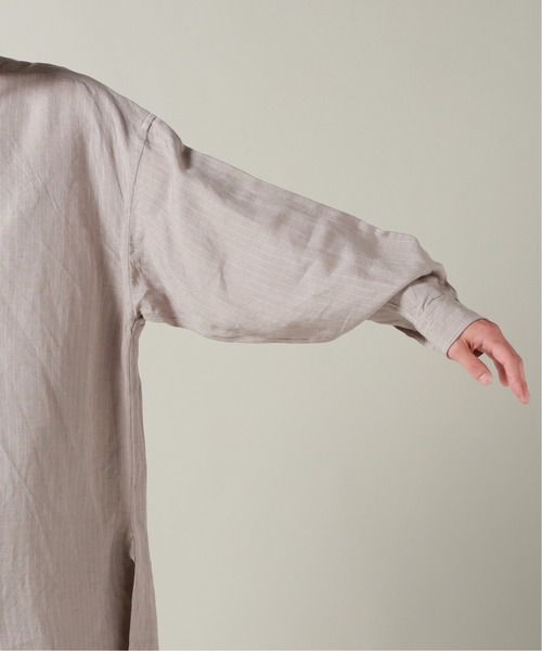 JOURNAL STANDARD J.S HOMESTEAD（ジャーナルスタンダードホームステッド）の「BUCK TUCK ドレスシャツ（シャツ/ブラウス・メンズ・ベージュ/ホワイト/グレー・FREE）」の6枚目の写真