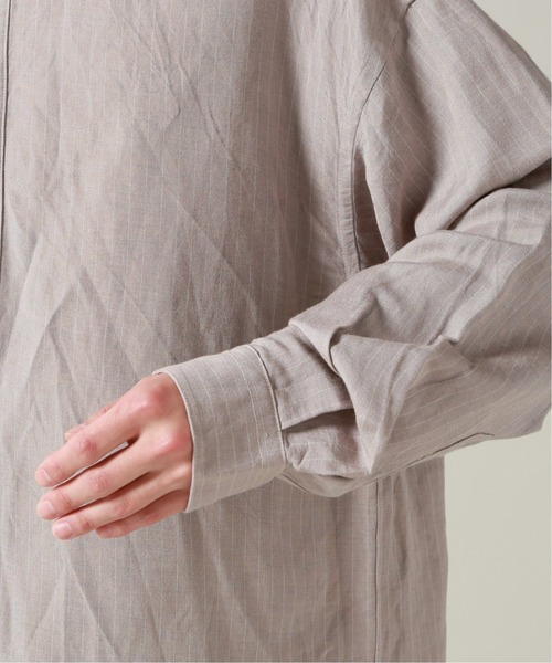 JOURNAL STANDARD J.S HOMESTEAD（ジャーナルスタンダードホームステッド）の「BUCK TUCK ドレスシャツ（シャツ/ブラウス・メンズ・ベージュ/ホワイト/グレー・FREE）」の10枚目の写真