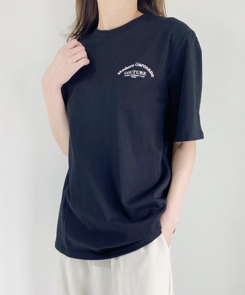 CLEA(クレア)の「アーチロゴTee(Tシャツ/カットソー・レディース・ホワイト/ブラック・FREE)」の11枚目の写真