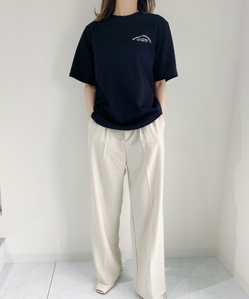 CLEA(クレア)の「アーチロゴTee(Tシャツ/カットソー・レディース・ホワイト/ブラック・FREE)」の7枚目の写真