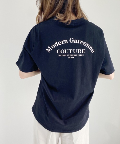 CLEA(クレア)の「アーチロゴTee(Tシャツ/カットソー・レディース・ホワイト/ブラック・FREE)」の5枚目の写真