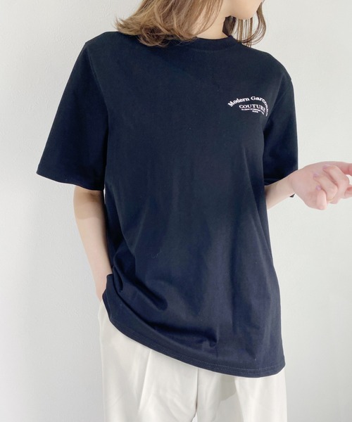 CLEA(クレア)の「アーチロゴTee(Tシャツ/カットソー・レディース・ホワイト/ブラック・FREE)」の12枚目の写真