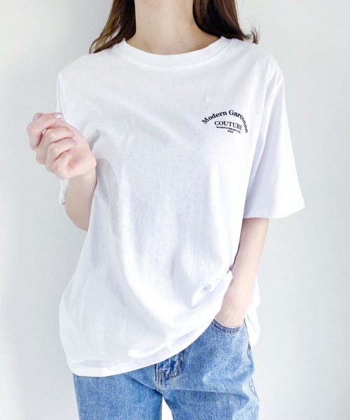 CLEA(クレア)の「アーチロゴTee(Tシャツ/カットソー・レディース・ホワイト/ブラック・FREE)」の18枚目の写真