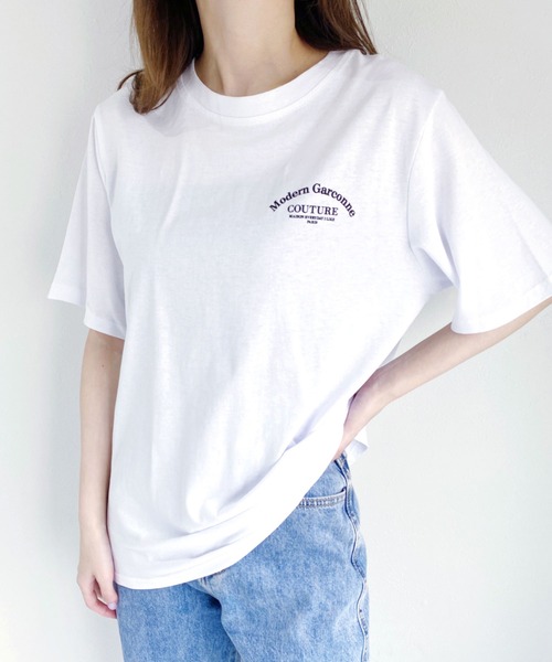 CLEA(クレア)の「アーチロゴTee(Tシャツ/カットソー・レディース・ホワイト/ブラック・FREE)」の14枚目の写真