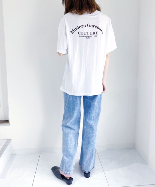 CLEA(クレア)の「アーチロゴTee(Tシャツ/カットソー・レディース・ホワイト/ブラック・FREE)」の16枚目の写真