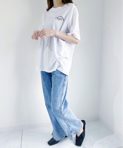 CLEA(クレア)の「アーチロゴTee(Tシャツ/カットソー・レディース・ホワイト/ブラック・FREE)」の15枚目の写真