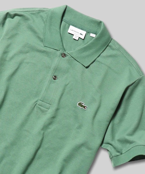 LACOSTE（ラコステ）の「LACOSTE/ラコステ ポロシャツ（ポロシャツ・メンズ・ホワイト/ブラック/ネイビー/バーガンディー/レッド/グリーン/ライトピンク/ライトブルー/ライトグレー/ライトグリーン/ライトブラウン/ブルー・4/3/5/2/6）」の6枚目の写真