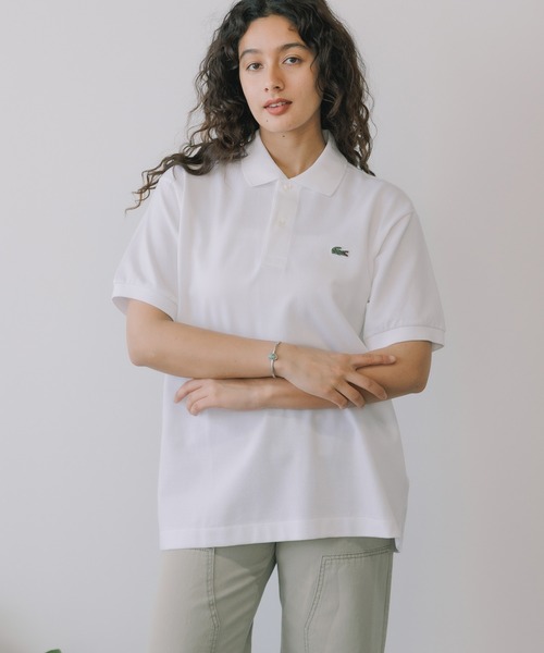 LACOSTE ホワイト ポロシャツ サイズ3 LACOSTE ポロシャツ ホワイト サイズ3 - メルカリ