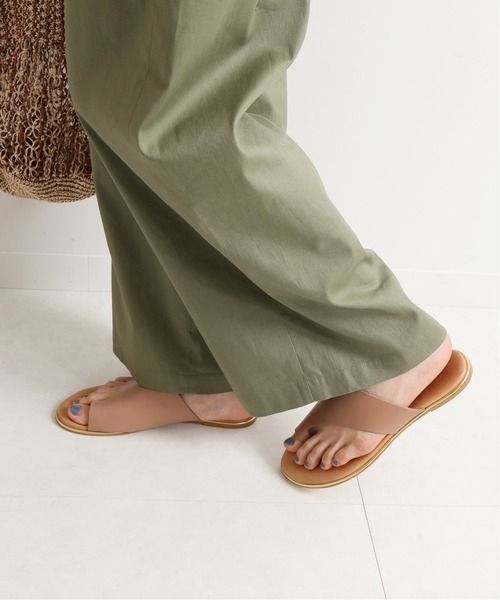 SLOBE IENA（スローブイエナ）の「【VINILO/ヴィニーロ】サンダル◆（サンダル・レディース・ブラック/ベージュ・38/35/36/37）」の9枚目の写真