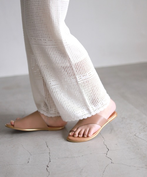 SLOBE IENA（スローブイエナ）の「【VINILO/ヴィニーロ】サンダル◆（サンダル・レディース・ブラック/ベージュ・38/35/36/37）」の8枚目の写真