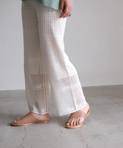 SLOBE IENA（スローブイエナ）の「【VINILO/ヴィニーロ】サンダル◆（サンダル・レディース・ブラック/ベージュ・38/35/36/37）」の4枚目の写真