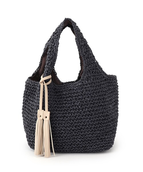 DRESKIP（ドレスキップ）の「◆ペーパーくり手トート（トートバッグ・レディース・ベージュ/ネイビー/グレー/キャメル・00）」の3枚目の写真