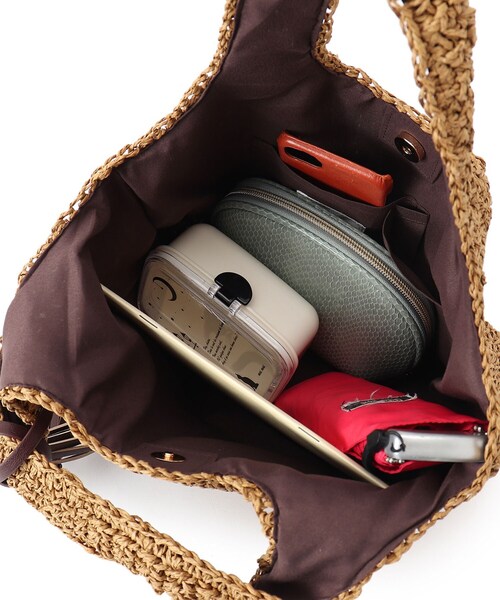 DRESKIP（ドレスキップ）の「◆ペーパーくり手トート（トートバッグ・レディース・ベージュ/ネイビー/グレー/キャメル・00）」の8枚目の写真