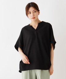 SHOO・LA・RUE | 【追加生産/五明祐子さん着用商品/S-3L】フレンチリネンドルマンスキッパー(シャツ/ブラウス)