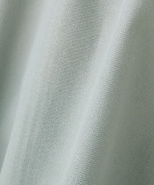 SHOO・LA・RUE（シューラルー）の「◆【S-3L】フレンチリネンドルマンスキッパー（シャツ/ブラウス・レディース・ライトブルー/オフホワイト/グレー系その他3/ブラウン系/ピンク系/マスタード/ブラック/ネイビー系2/ホワイト系/ベージュ・02/03/04/01/05）」の18枚目の写真