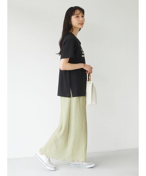 Green　Parks（グリーンパークス）の「ヨウリュウロングスカート＊（スカート・レディース・ピンク/ベージュ/グリーン・FREE）」の12枚目の写真