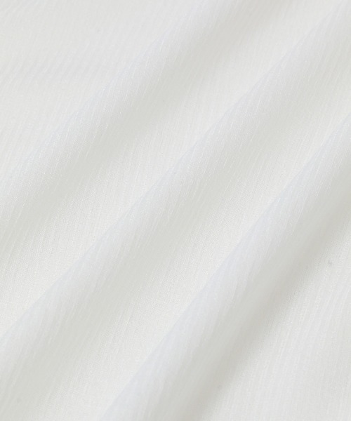 ADAM ET ROPE'（アダムエロペ）の「＜洗える＞シアーリブカーディガン（カーディガン/ボレロ・レディース・ブラック/ホワイト/ブルー/ベージュ・FREE）」の17枚目の写真